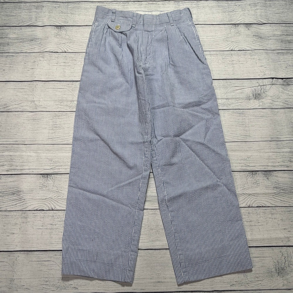 Polo by Ralph Lauren Seersucker Pants Boys 8/9 Coastal Preppy